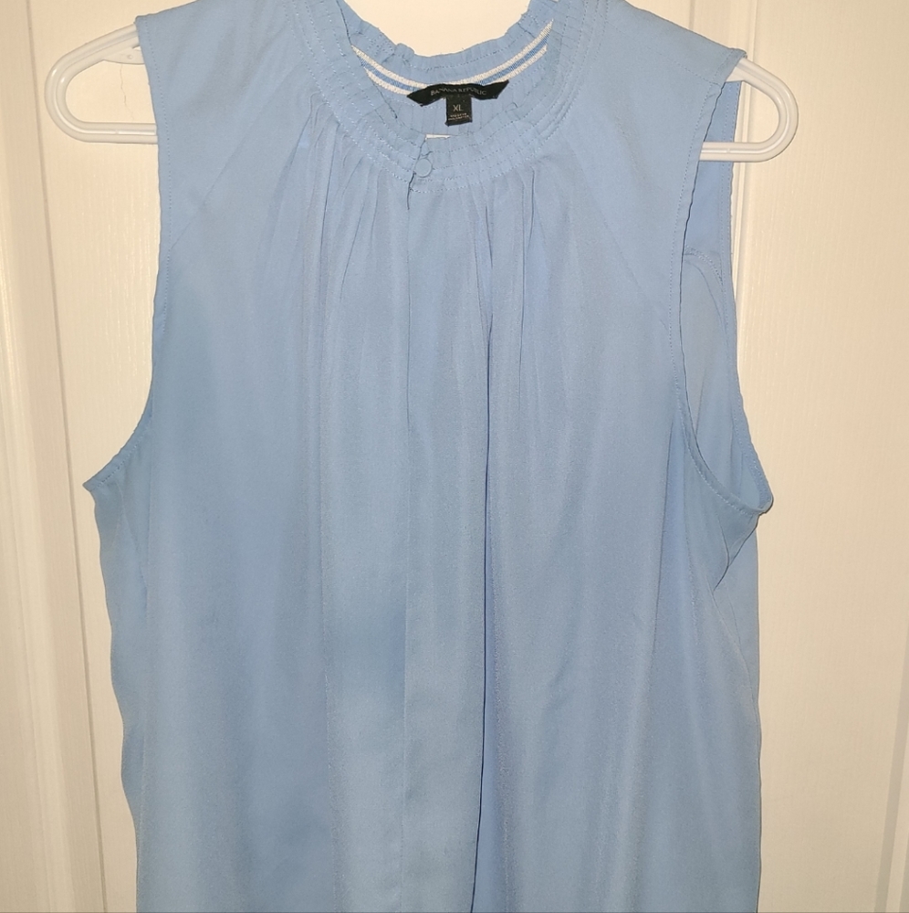 Blue dress top